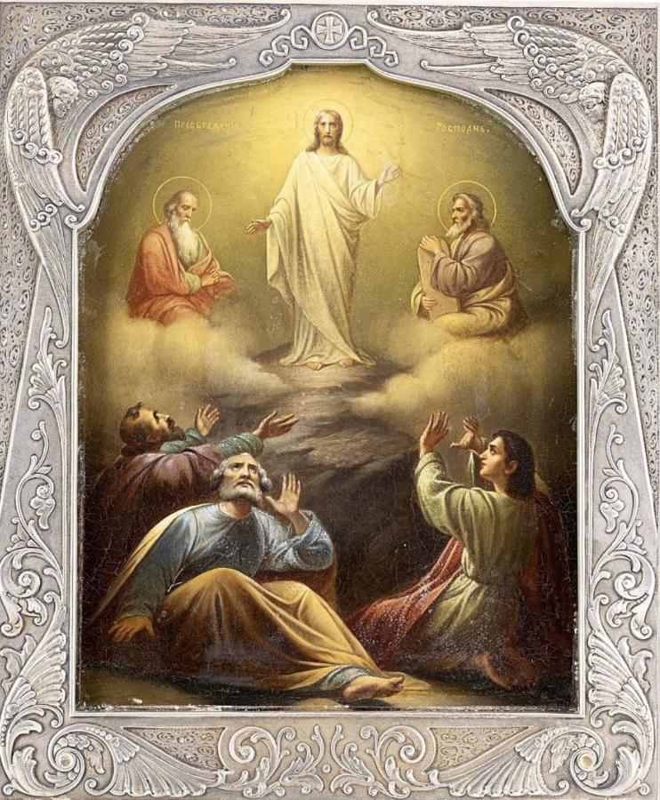 Wooden Icon of the Transfiguration of the Lord Jesus Christ