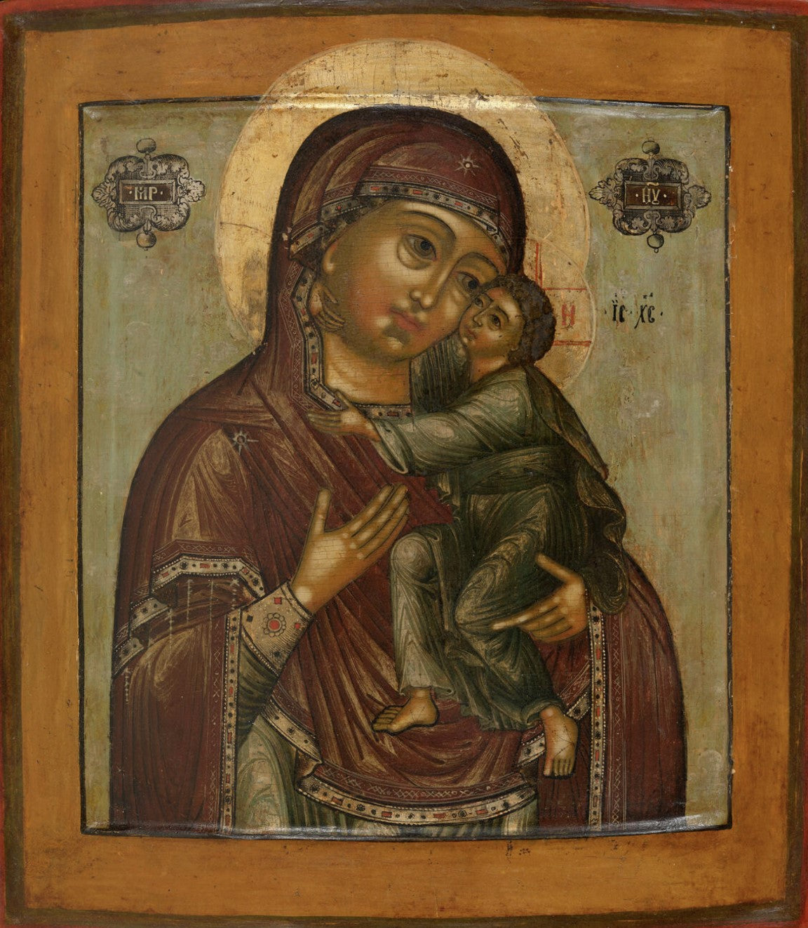 Wooden Icon of the Mother of God of Tolga (The Theotokos of Tolga)