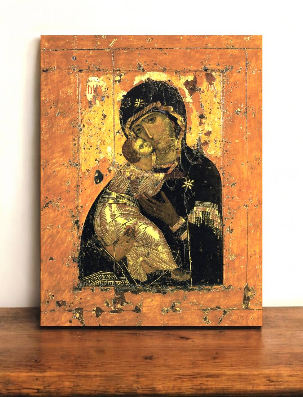 Icon of the Most Holy Theotokos of Vladimir historical Russian icon