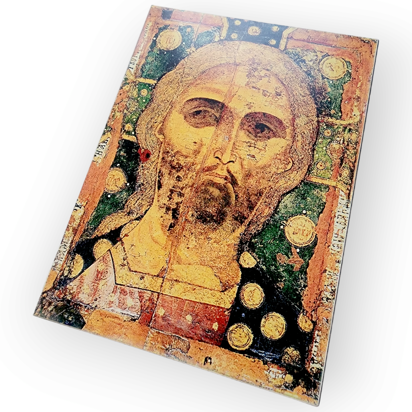 Lord Jesus Christ the Savior "Golden Hair". Wooden orthodox icon