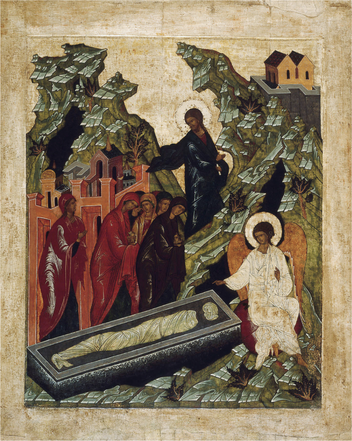 Wooden The Icon of the Myrrh Bearing Women