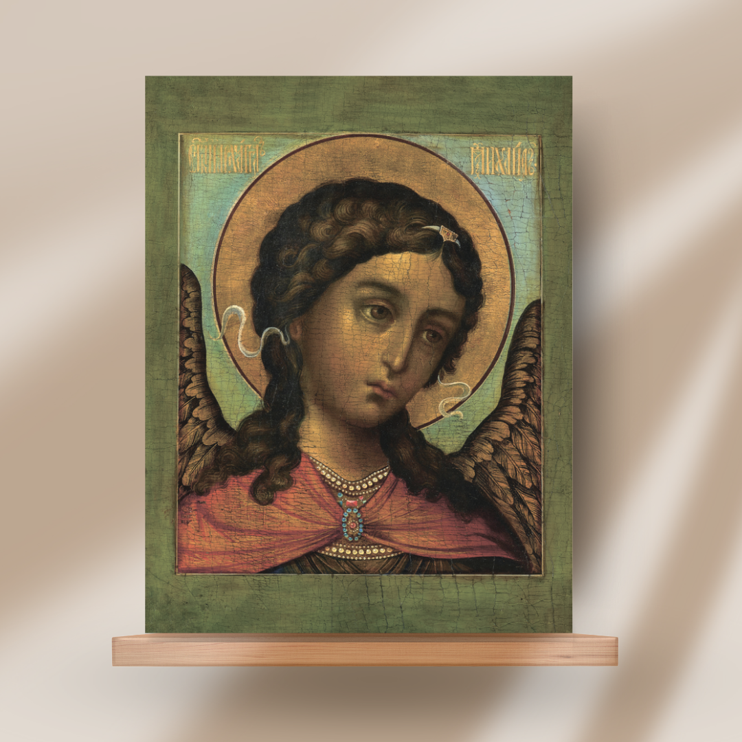 Archangel Michael, whose name means “Who is like God?”