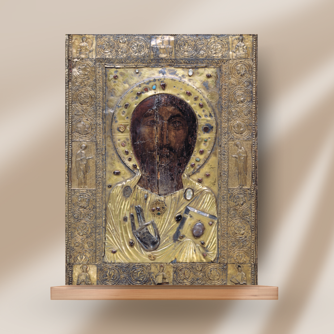 Christ the Savior Anchiskhati Georgian Orthodox miracle icon wall art