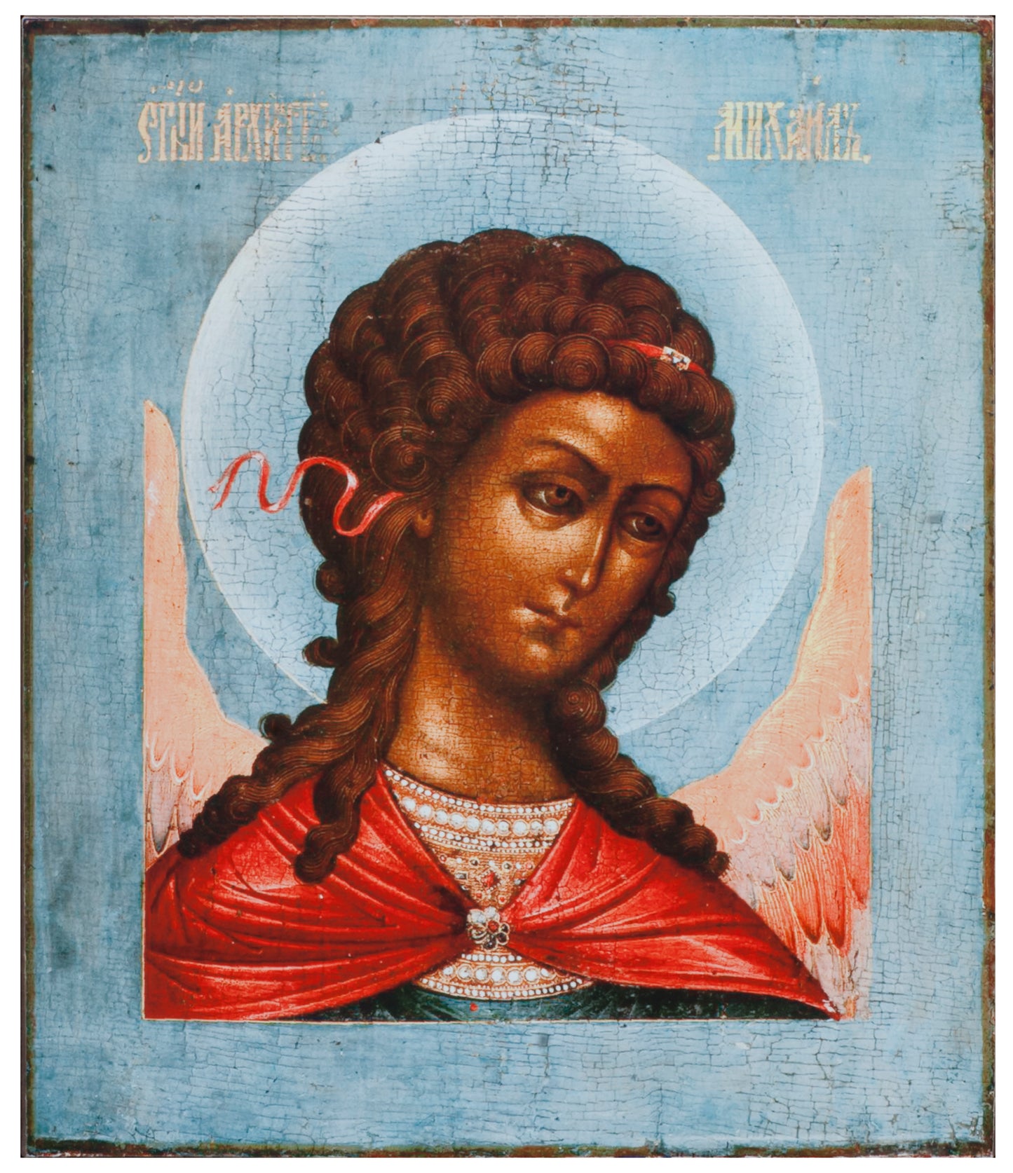 Wooden icon of the Holy Archangel Michael