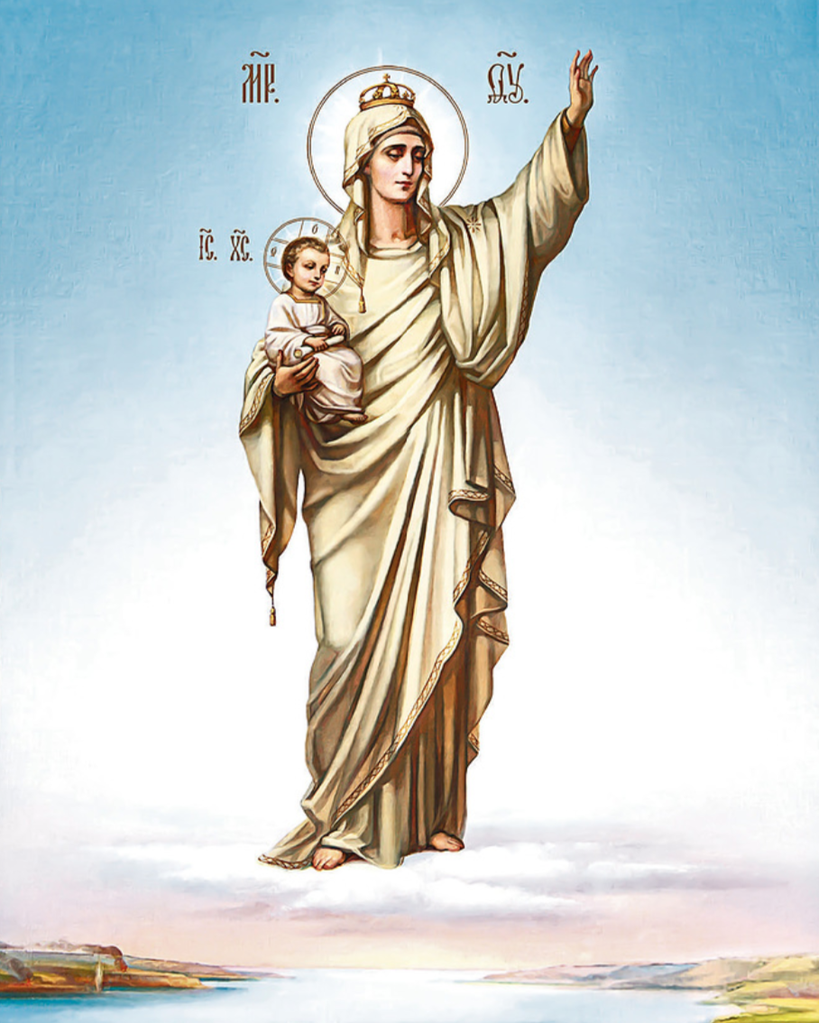 Wooden Icon of the Mother of God "The Word Made Flesh" (the Albazinsk Icon)