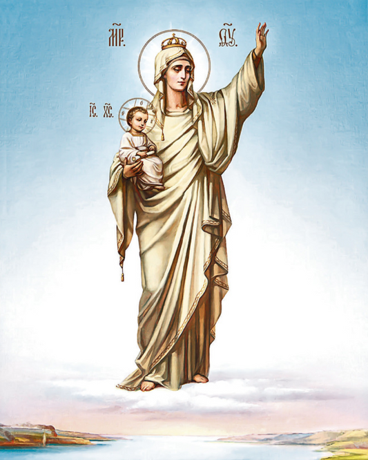 Wooden Icon of the Mother of God "The Word Made Flesh" (the Albazinsk Icon)