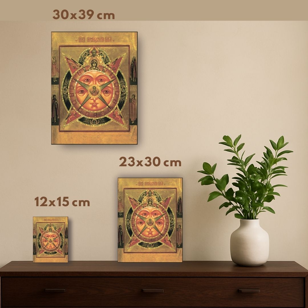 The “All-Seeing Eye of God” Orthodox Icon