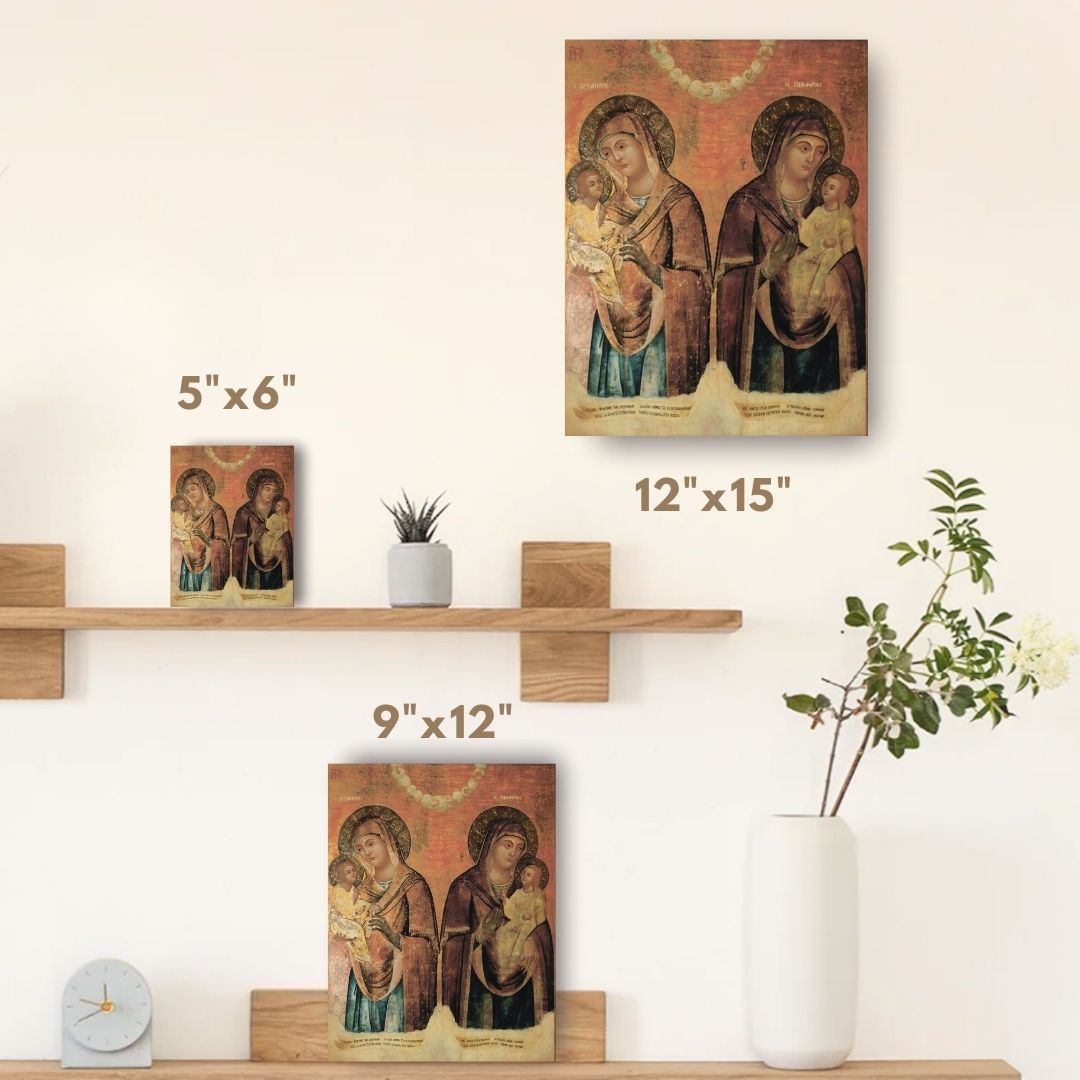Mother of God Virgin Mary the Theotokos "Quick-hearing and Quick-responding". Wooden orthodox icon
