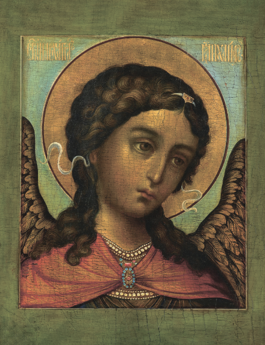 Handmade Orthodox icon of Archangel Michael