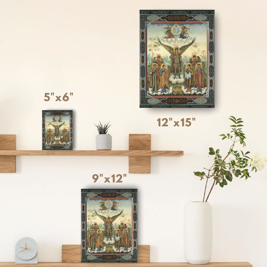 Orthodox religious gift — icon of Archangels for home blessing