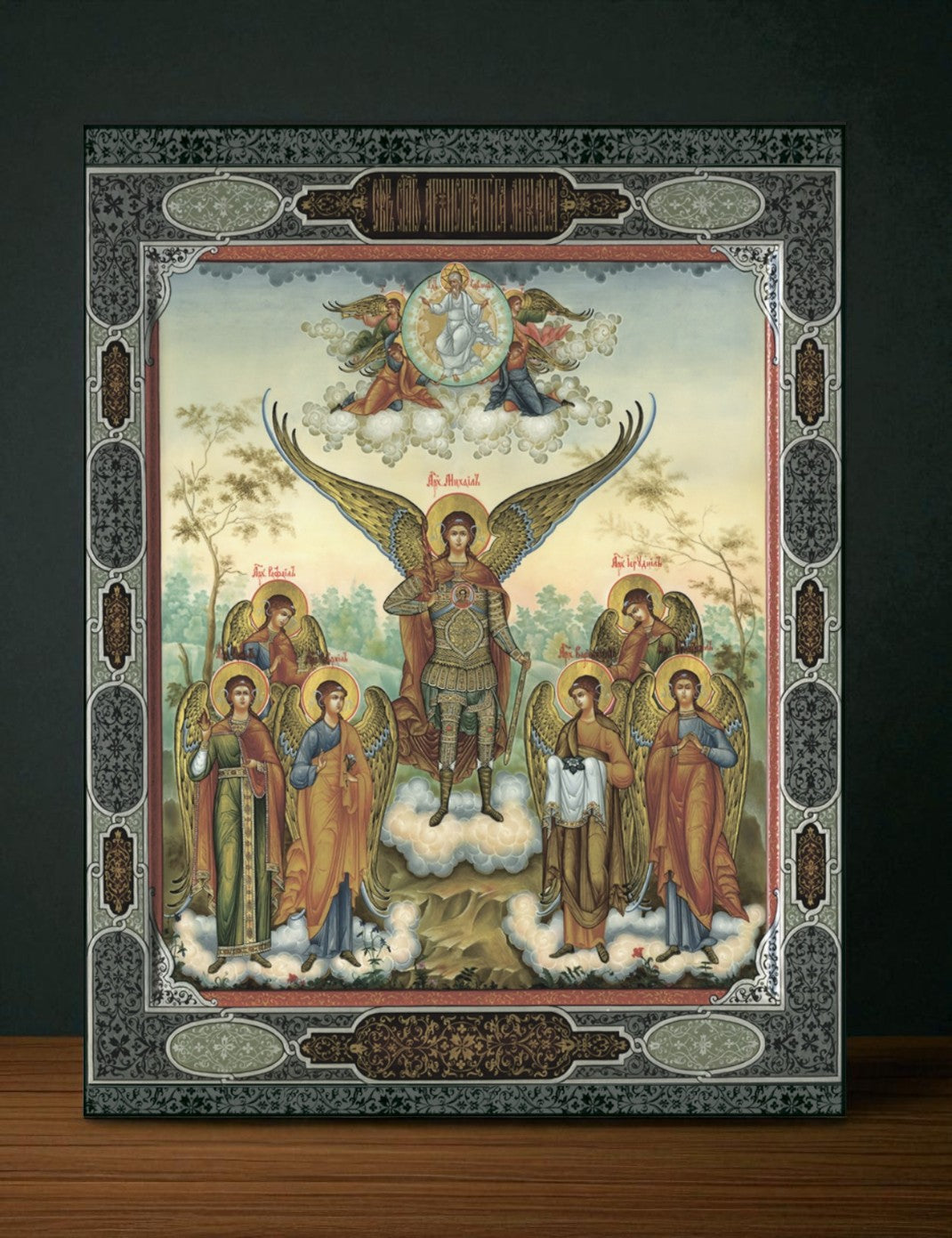 Seven Archangels wall icon symbolizing divine protection