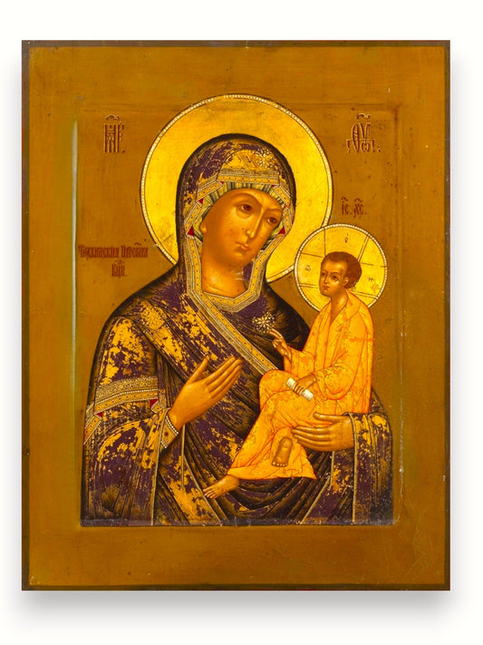Tikhvin Icon of the Mother of God Orthodox wooden icon