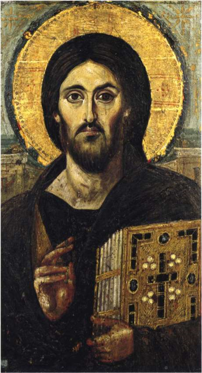 Icon of the Christ Pantocrator of St. Catherine's Monastery at Sinai