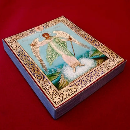 Wooden Icon of the Holy Guardian Angel 
