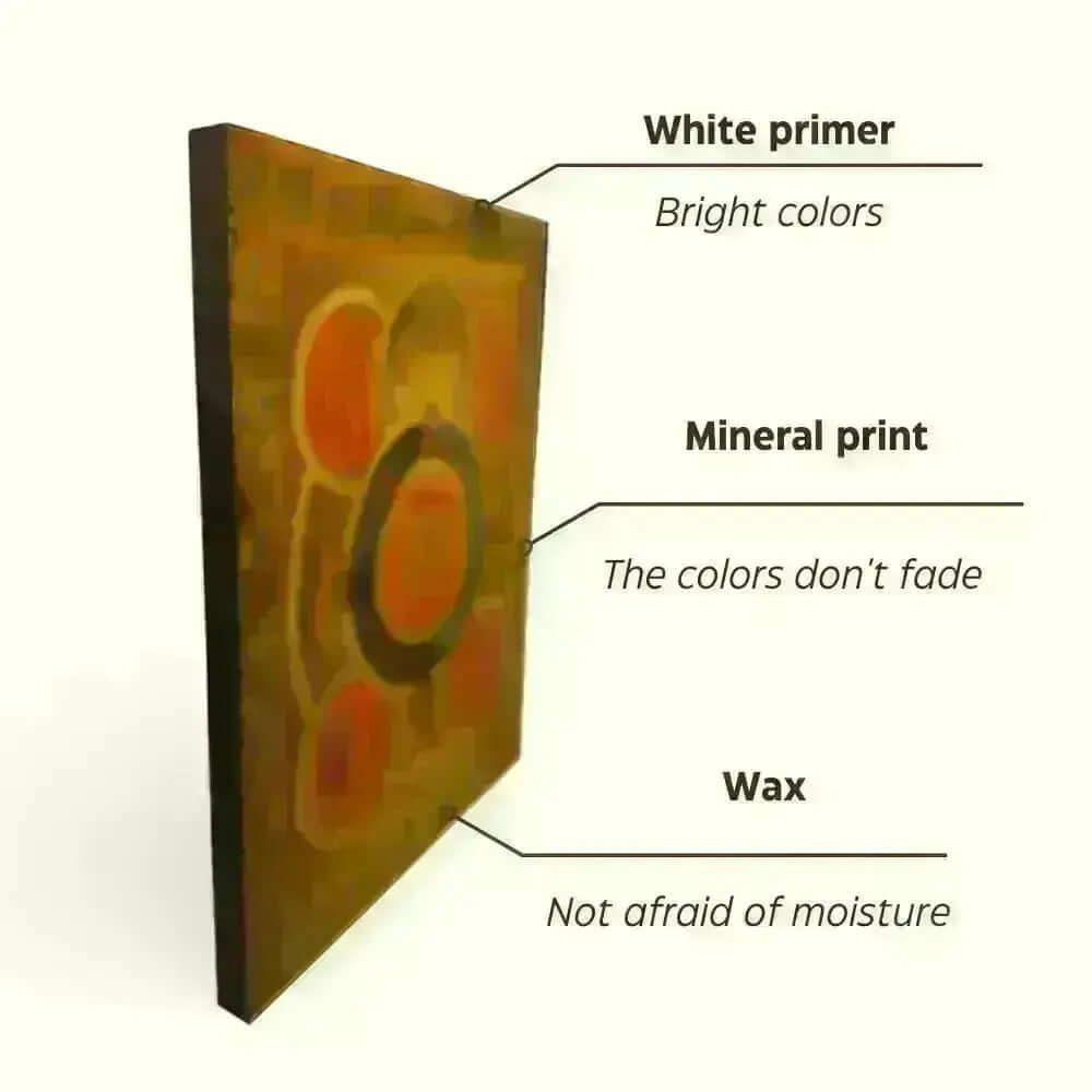 Symbolic Russian iconography with a green oval and red square composition.