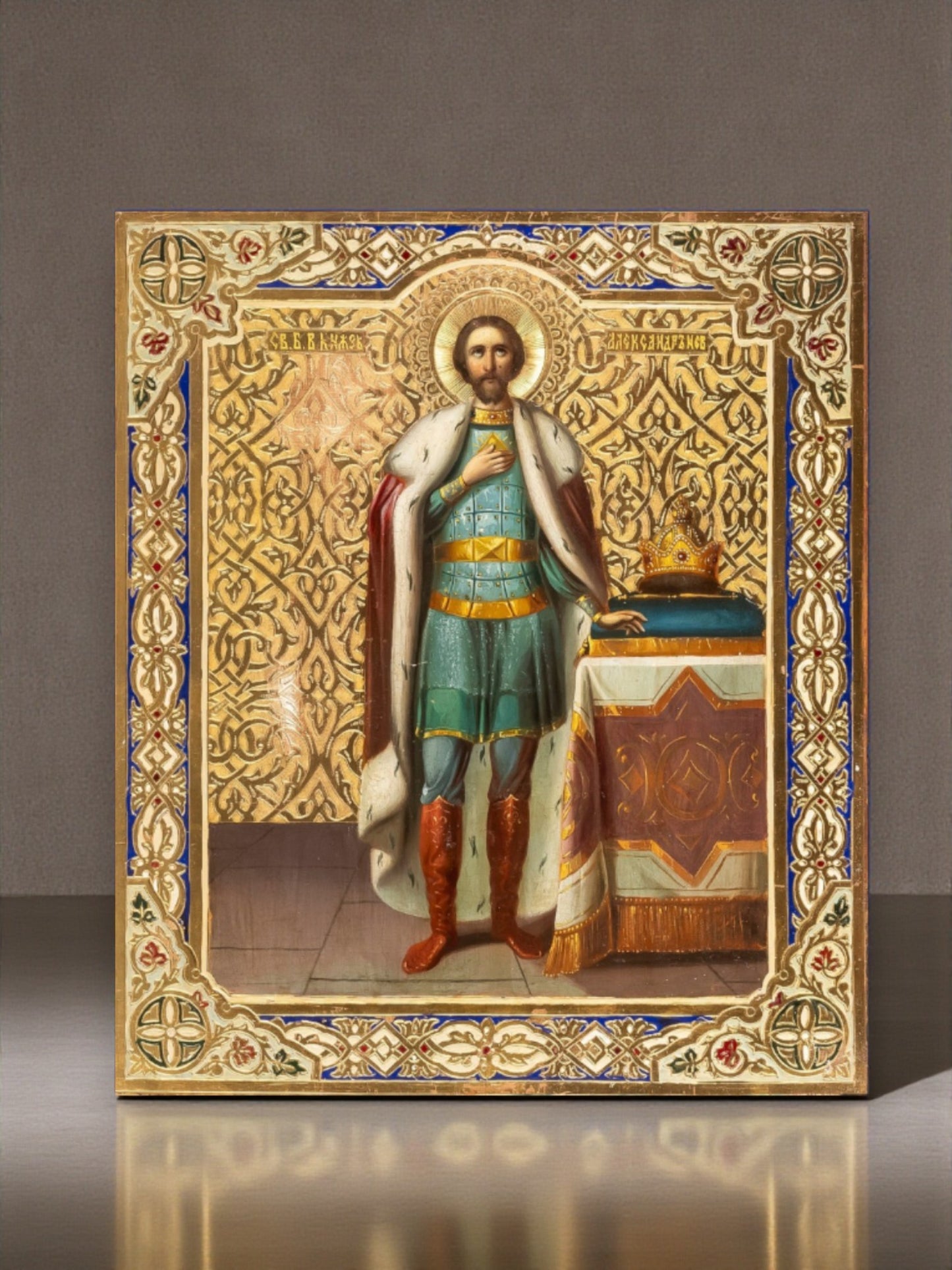 Saint Alexander Nevsky holy prince icon