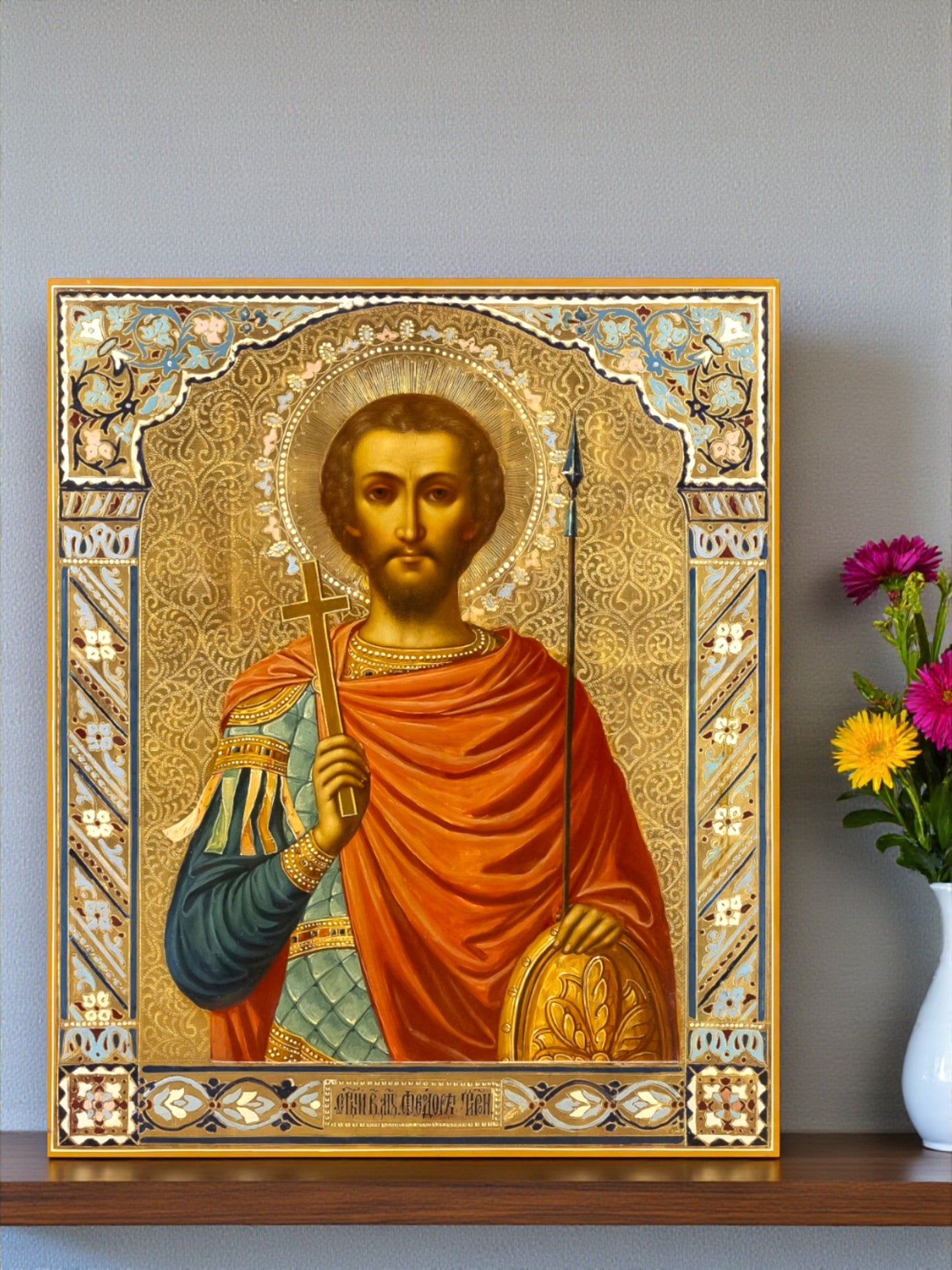 Saint Theodore Tyro warrior saint Orthodox icon