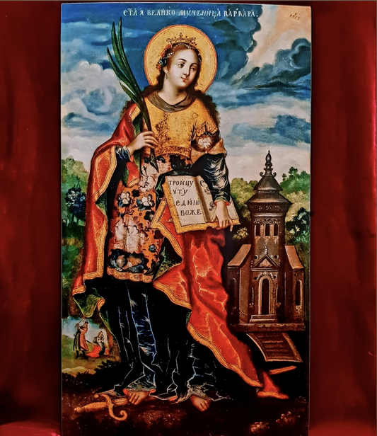 Icon of the Holy Great Martyr Barbara of Heliopolis