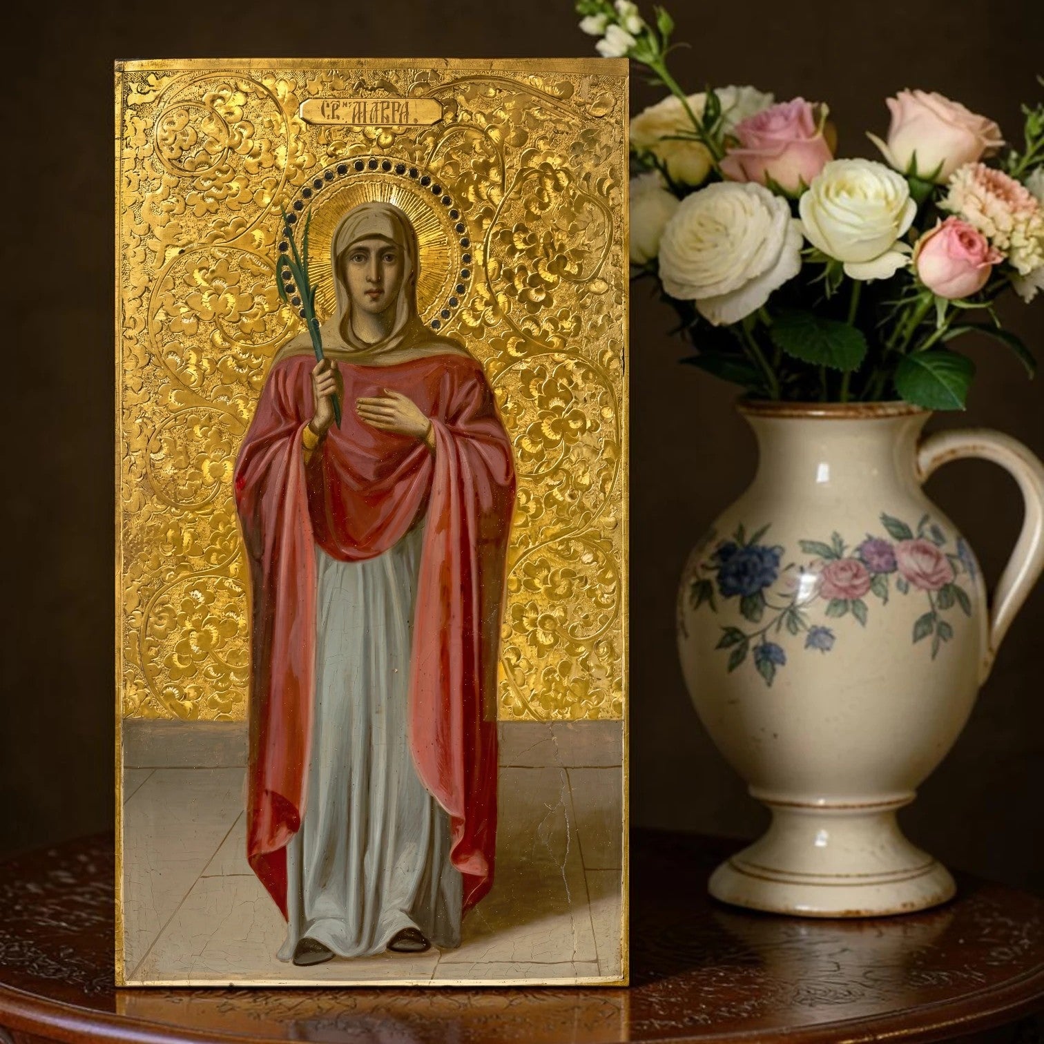 The holy and glorious martyrs Timothy and Maura were a newly-married Christian couple
