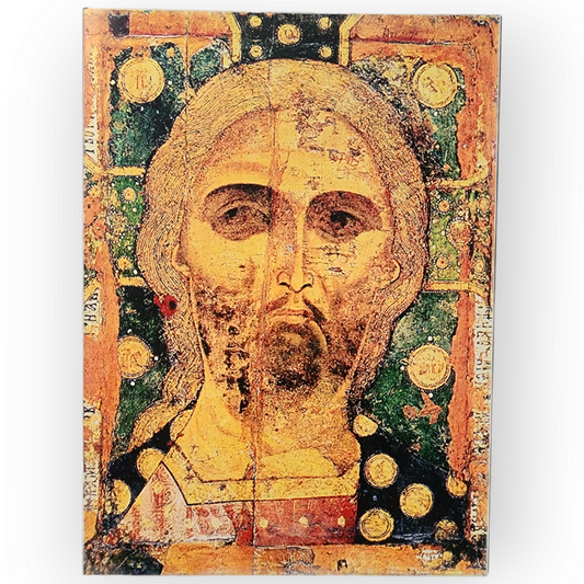 Lord Jesus Christ the Savior "Golden Hair". Wooden orthodox icon