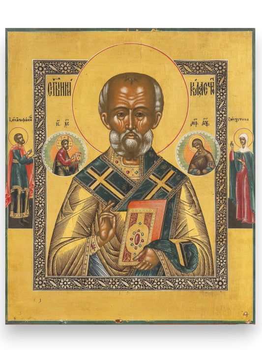 Russian icon of Saint Nicholas the Wonderworker