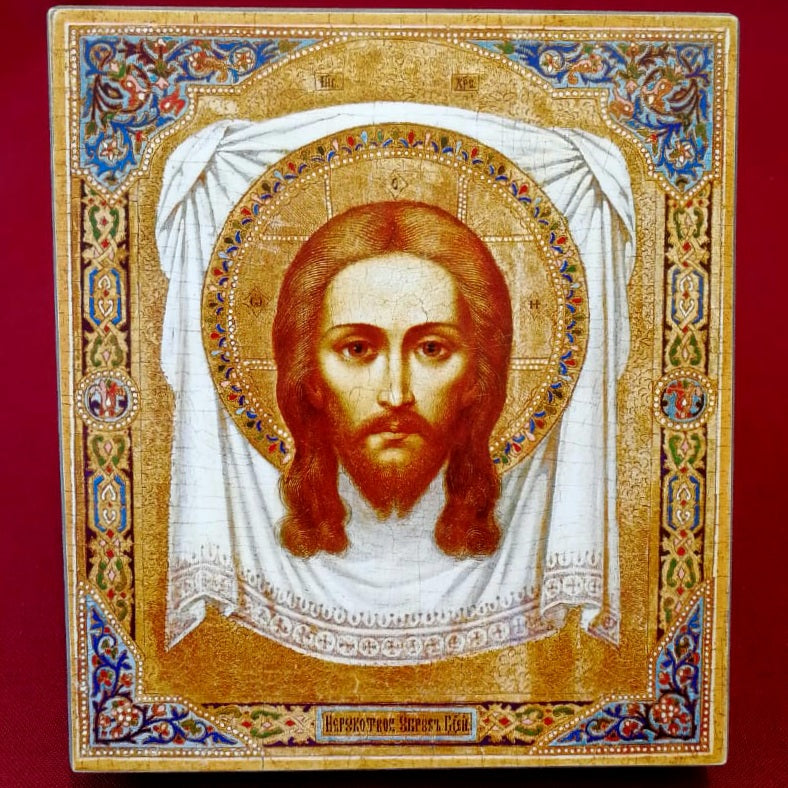 Icon Savior Not Made by Hands, Miraculous Mandylion. Ubrus