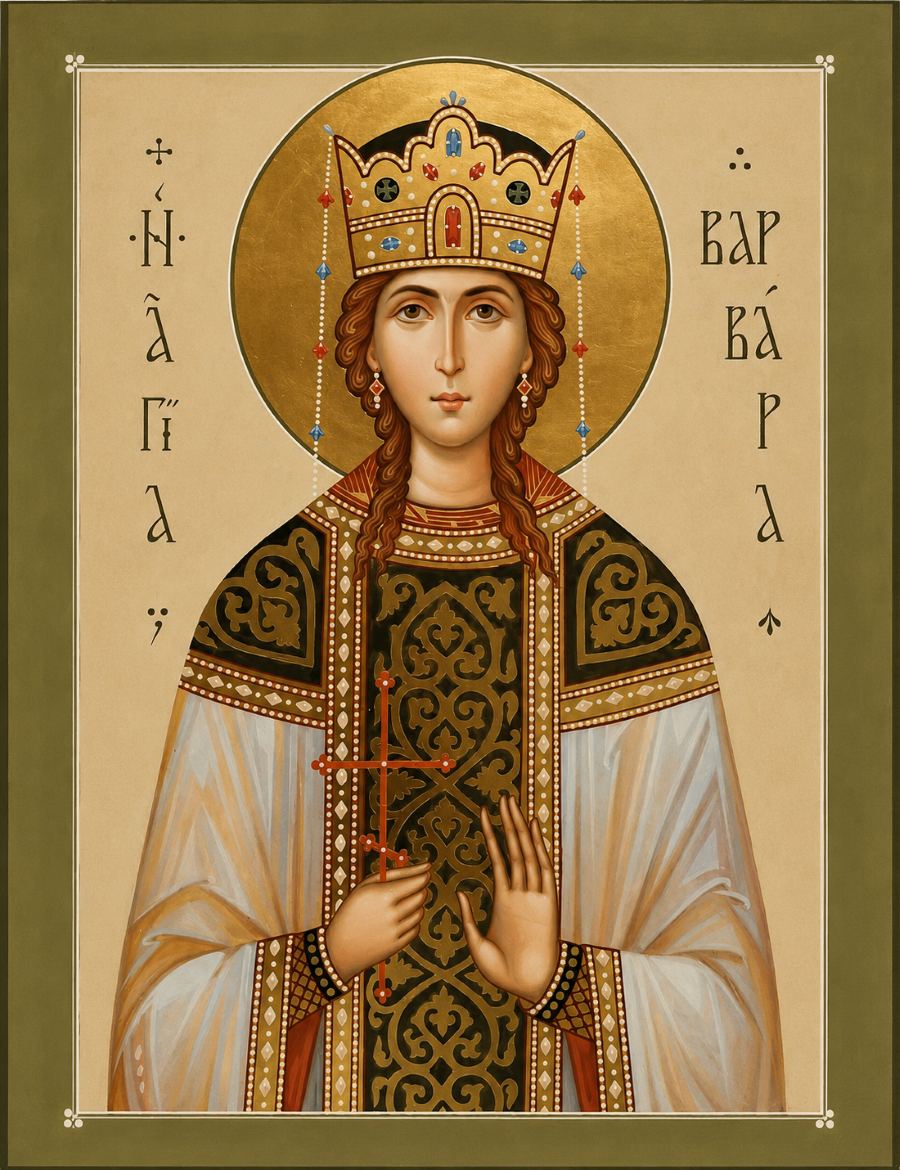 Saint Barbara the Great Martyr Icon
