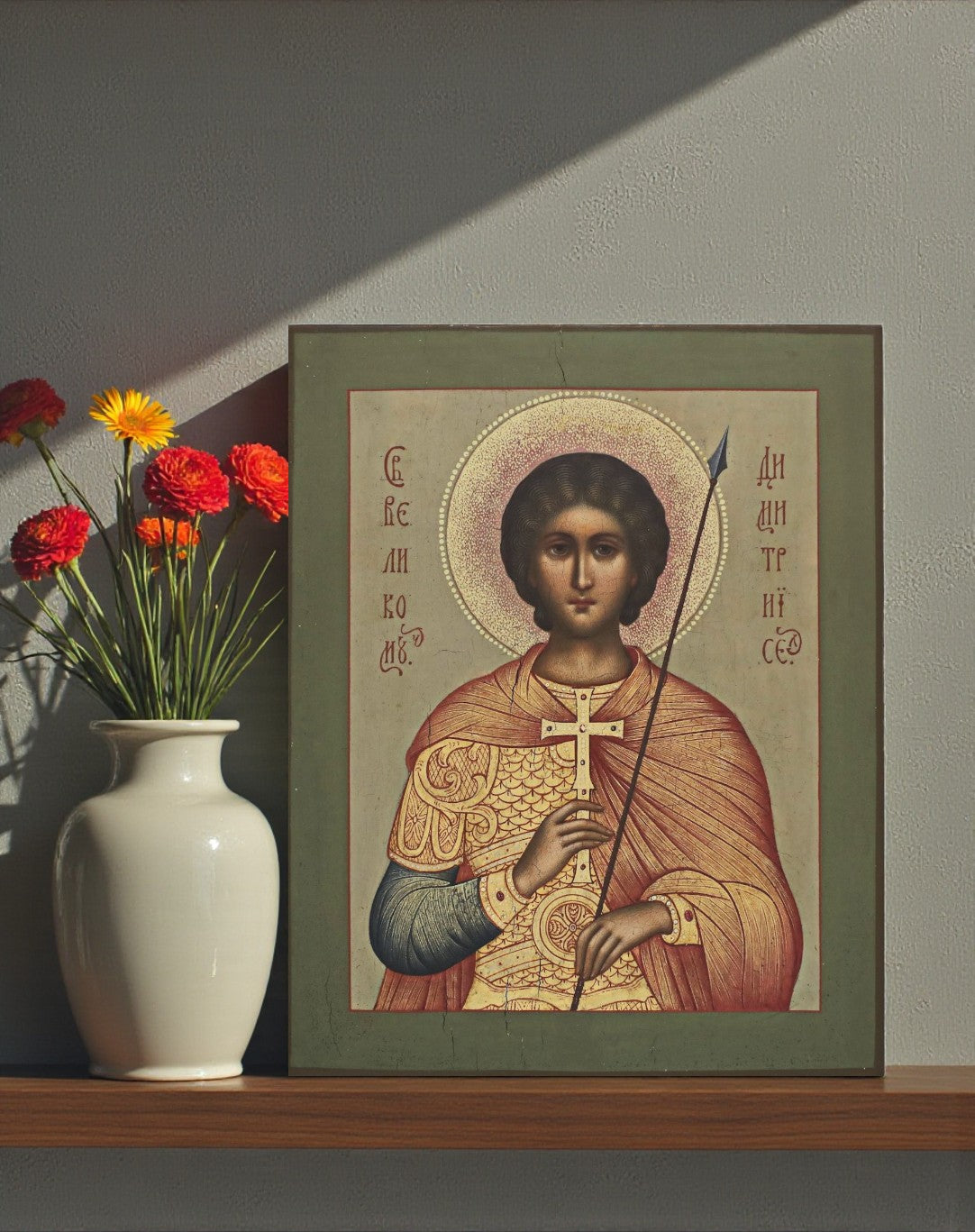 Orthodox warrior icon of Saint Demetrius