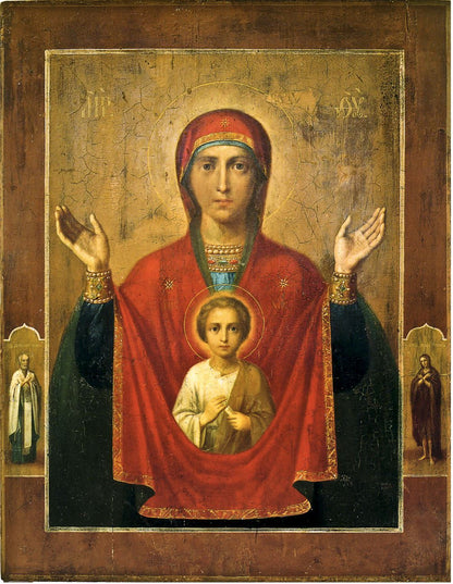 Wooden Icon of the Mother of God of the Sign of Abalak (Abalatskaya)