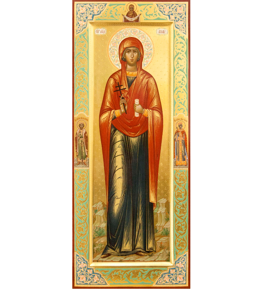 Icon of the holy righteous Aglaida (Aglaia) of Rome – iconsofsaints