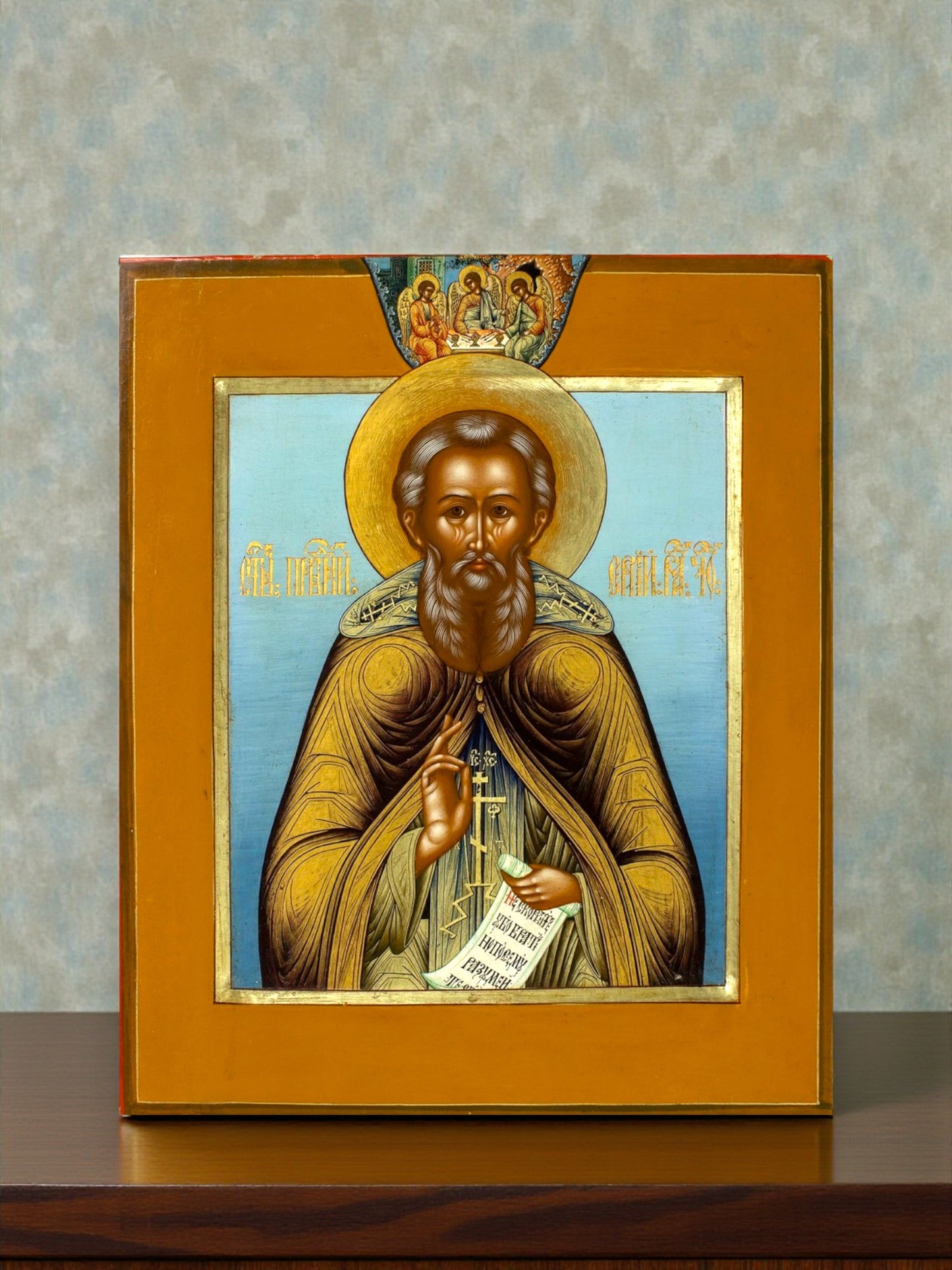 Russian Orthodox icon Saint Sergius