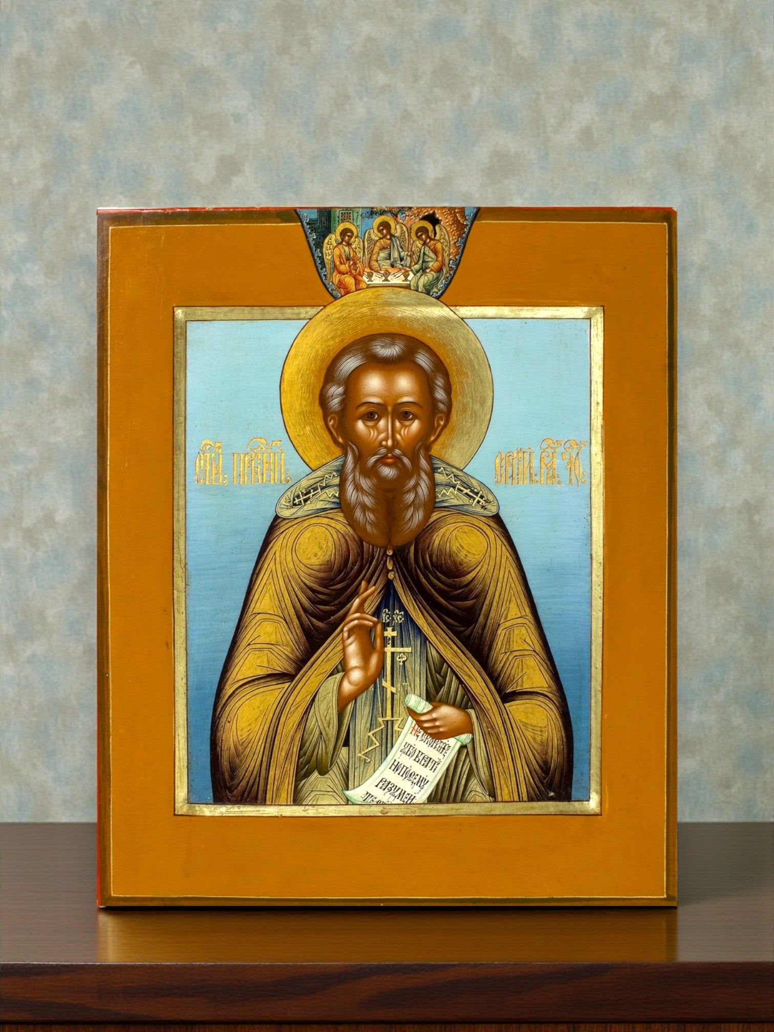 Russian Orthodox icon Saint Sergius