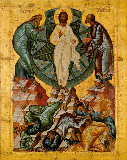 Wooden Icon of the Transfiguration of the Lord Jesus Christ