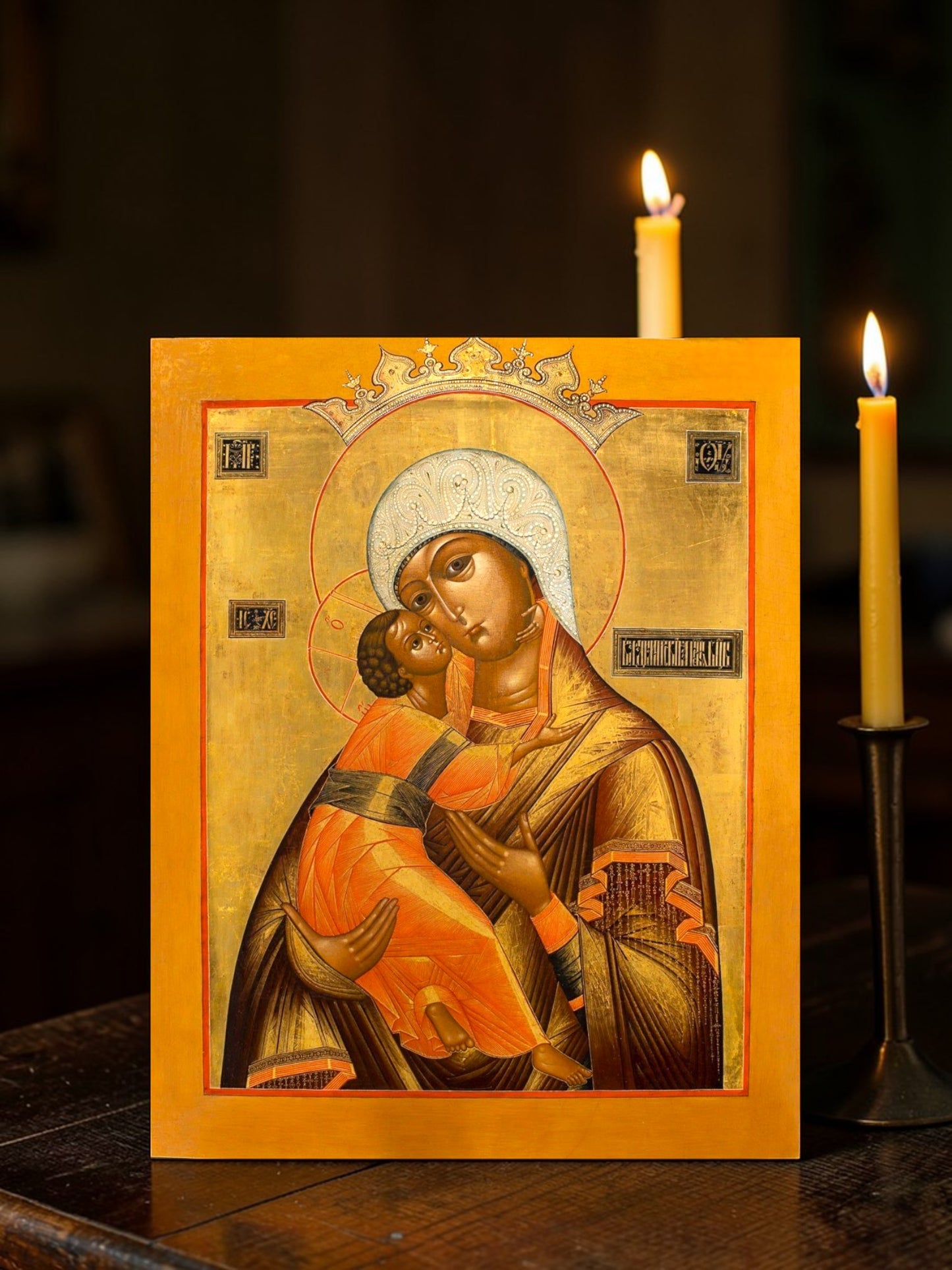 The Vladimir icon belongs to the ancient iconographic type known as Eleusa (“Tenderness”)