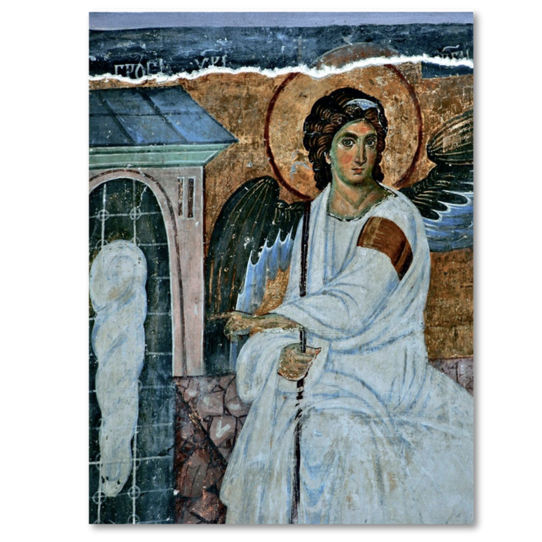The White Angel – angel at Christ’s tomb, announcing the Resurrection