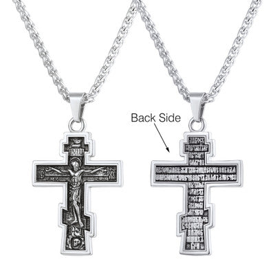 Cross Jesus Christ Pendant Necklace