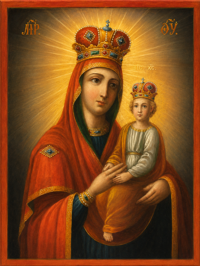 Icon of the Mother of God “The Surety of Sinners” (Helper of Sinners)