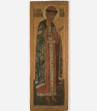 Saint Boris icon. Holy prince Boris