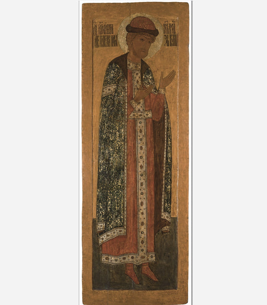 Holy Blessed Princes Passion-Bearers Boris. Wooden orthodox icon