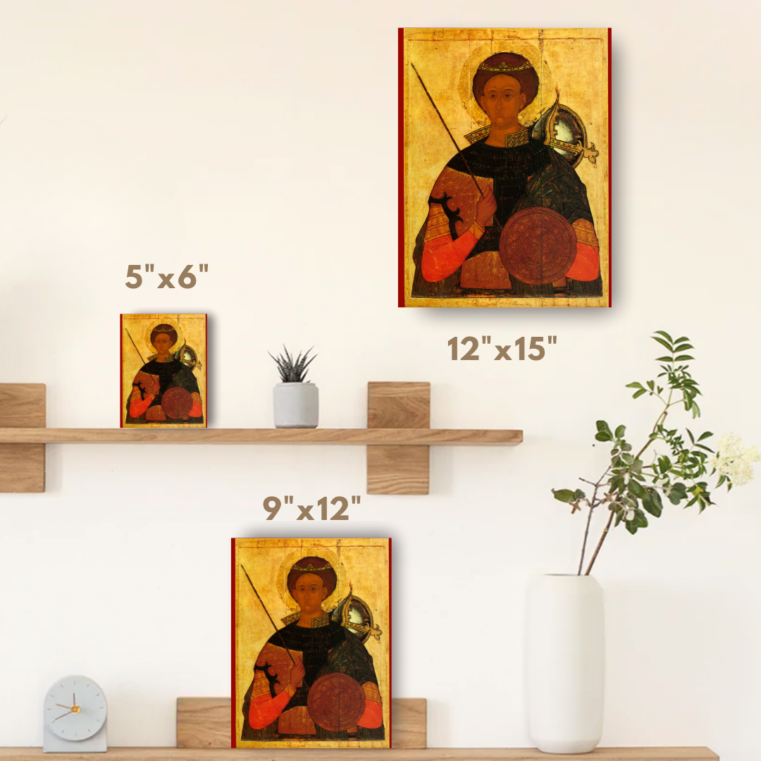 Holy Great Martyr Demetrius Byzantine artwork