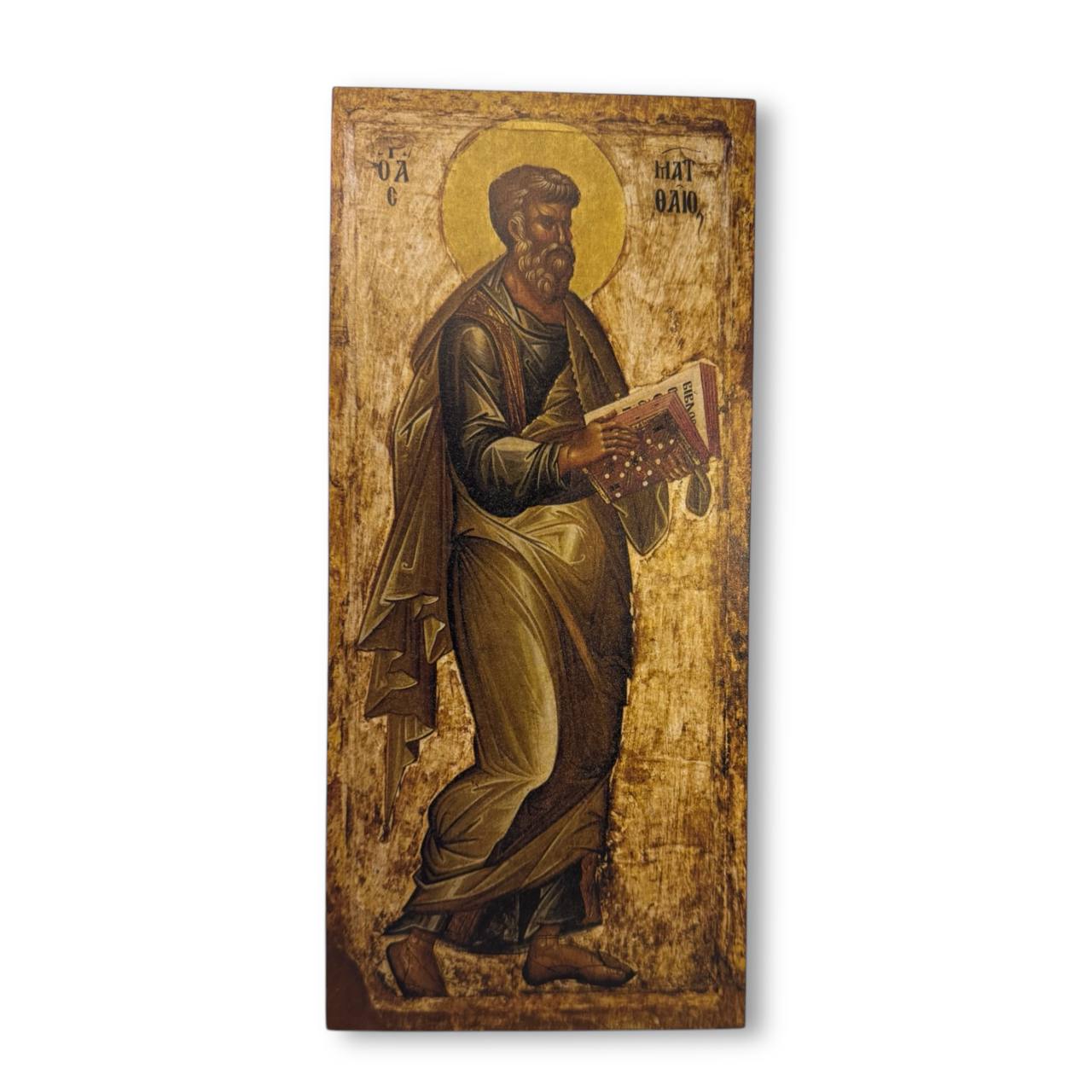 Saint Matthew icon, the Holy Apostle and Evangelist. Orthodox Christian Icon