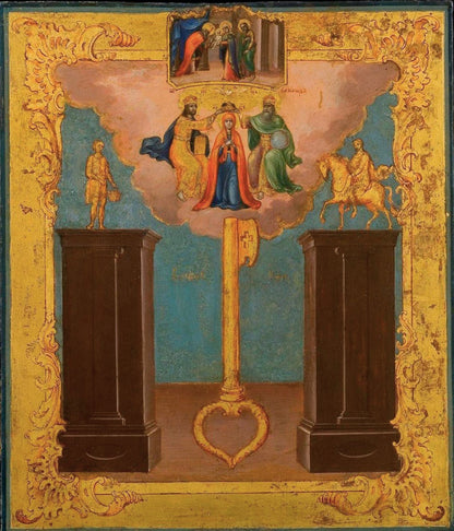 Wooden Icon of the Mother of God "The Key of Reason"