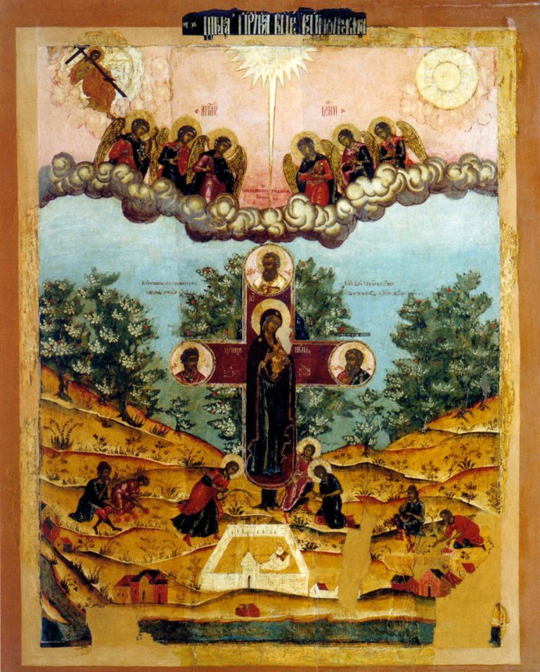 Wooden Icon of the Mother of God Kupyatitskaya (Kupyatich)