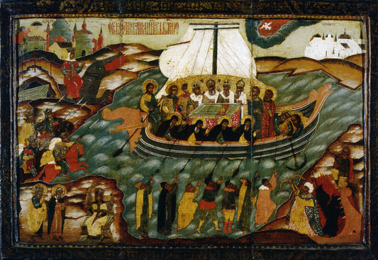 Wooden Icon Ship of Faith