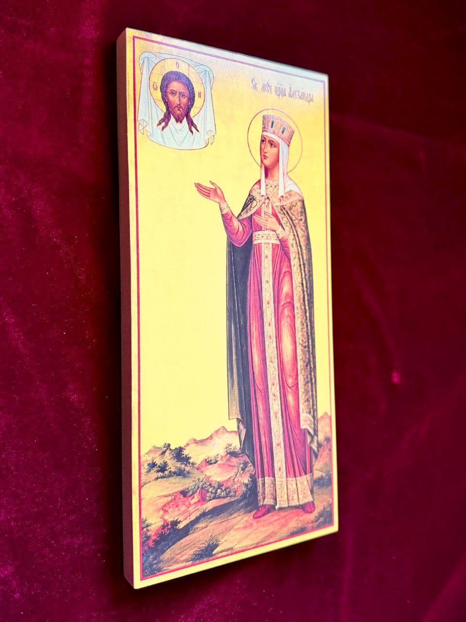 Icon of saint Alexanra