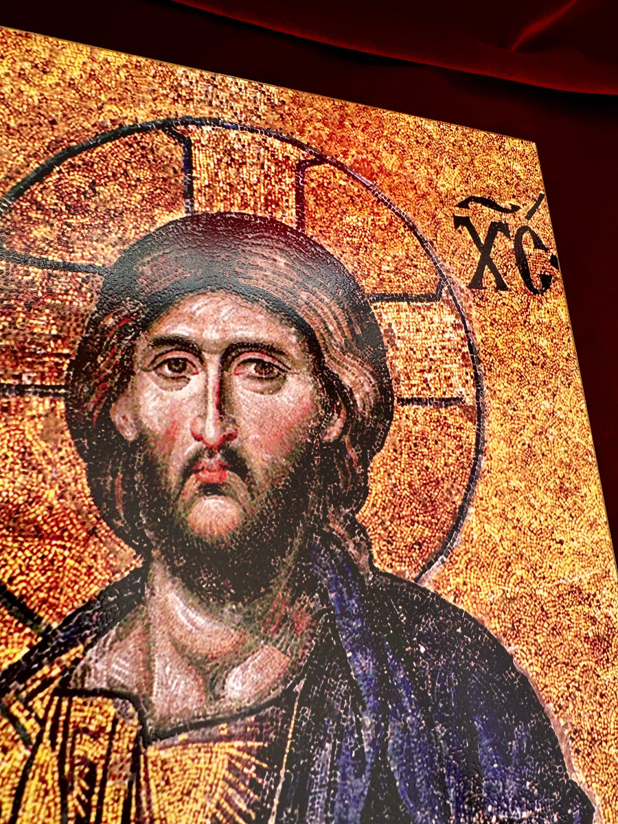 A rare antique icon of Jesus Christ