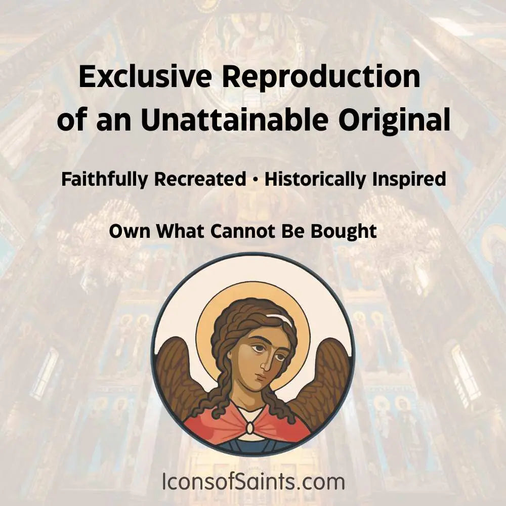 Saint Hieromartyr Antipas of Pergamum. Wooden orthodox icon. icons