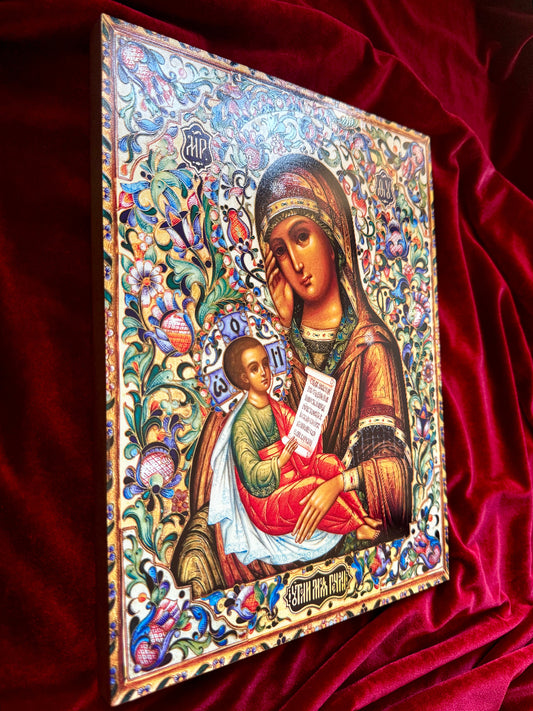 Beautiful icon of the Mother of God