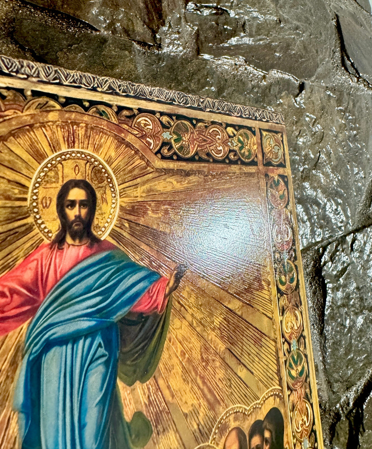 Christian wall art Ascension of Jesus icon