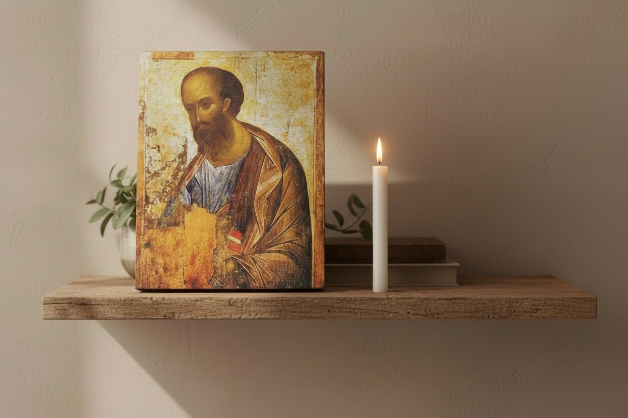 Ícone do Salvador "Jesus Cristo é meu juiz"